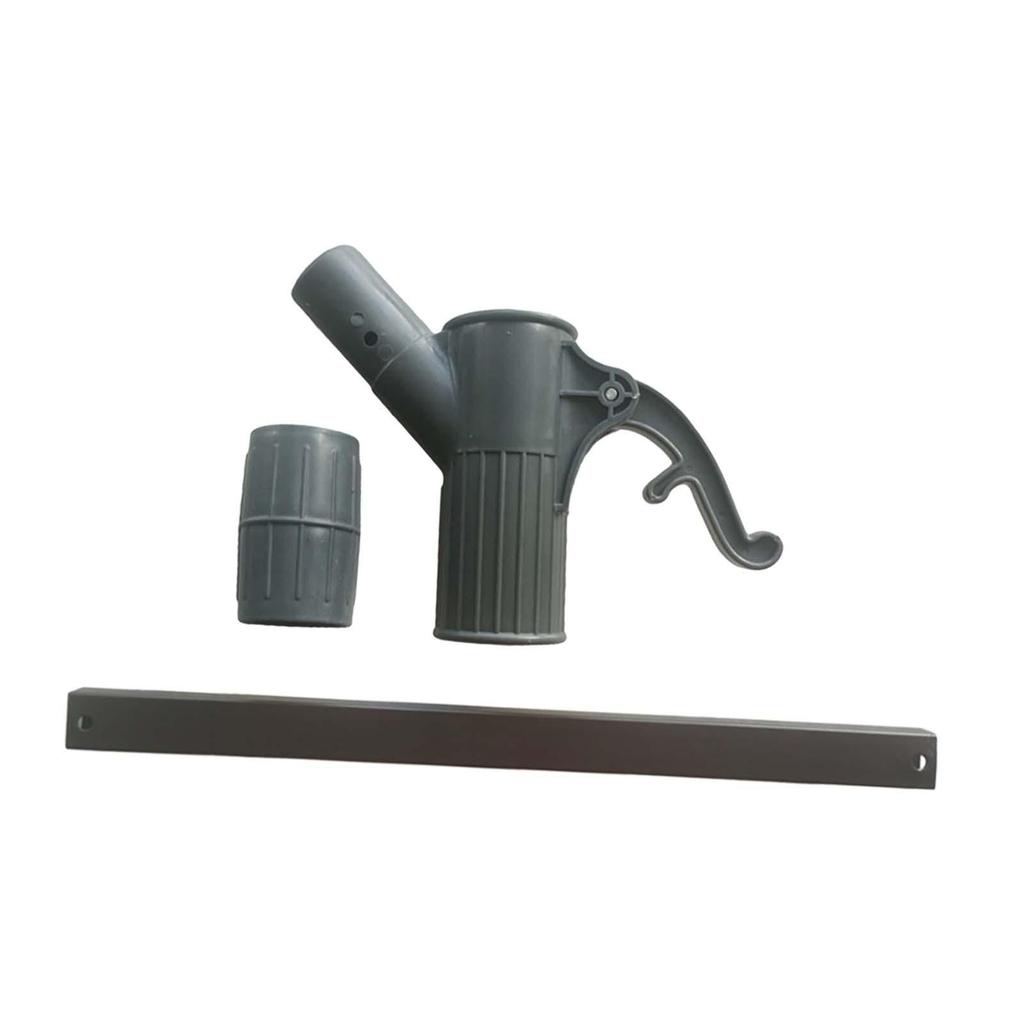 Patio Umbrella Lifting Fixed Handle, Central Column Bracket Attachment for Picnic,