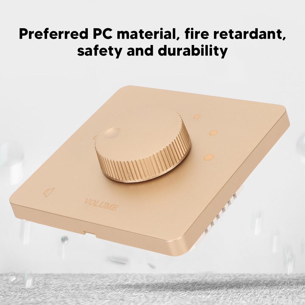 50  Volume Control 50W Volume Control Professional Safety 5 Gears Tuning Knob Volume Controller for Home Speakers