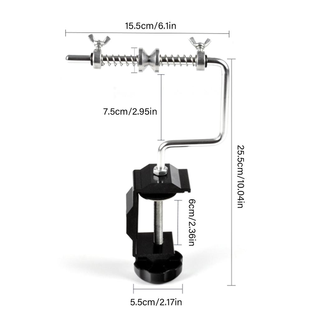Protable Fishing Line Winder Spooler Stable Spooler Machine Adjustable Spinning Reel Spool Spooling Station System