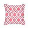 Furniture Life Peach Skin Velvet Pillow Cover Nordic Style Geometric Pattern Office Sofa Cushion Cover