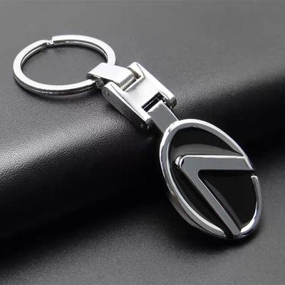 3D Zinc Alloy Keychain Car Decorate Key Ring Accessories For Fsport RX330 IS250 Ct200h ES300h RX350 IS300h NX300h RX400h