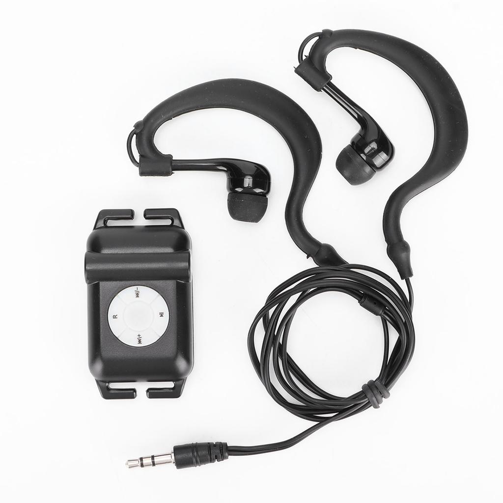 MP3 Player with Headphone Waterproof Swimmer MP3 Player for Swimming Watersports