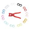 Snap Button Kit with Hand Pressure Pliers, 50pcs Snaps, Metal Snaps for Sewing & DIY Crafts, Clothes, Hats