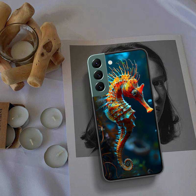 Seahorse Underwater Fantasy Phone Case Samsung A14 A24 A34 A54 A03S A04S A13 A23 A33 A53 A73 A70 A50S A30 A40 A71 A51 A41 A31 A2