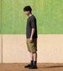 Honda Towel TOWEL products Half Pants ura pile L Olive