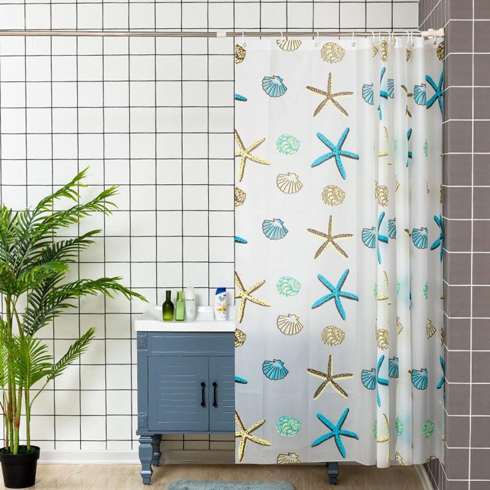 80x180cm Shower Curtain Waterproof Bathtub Partition Curtain Bathroom Curtain  Bathroom Decoration