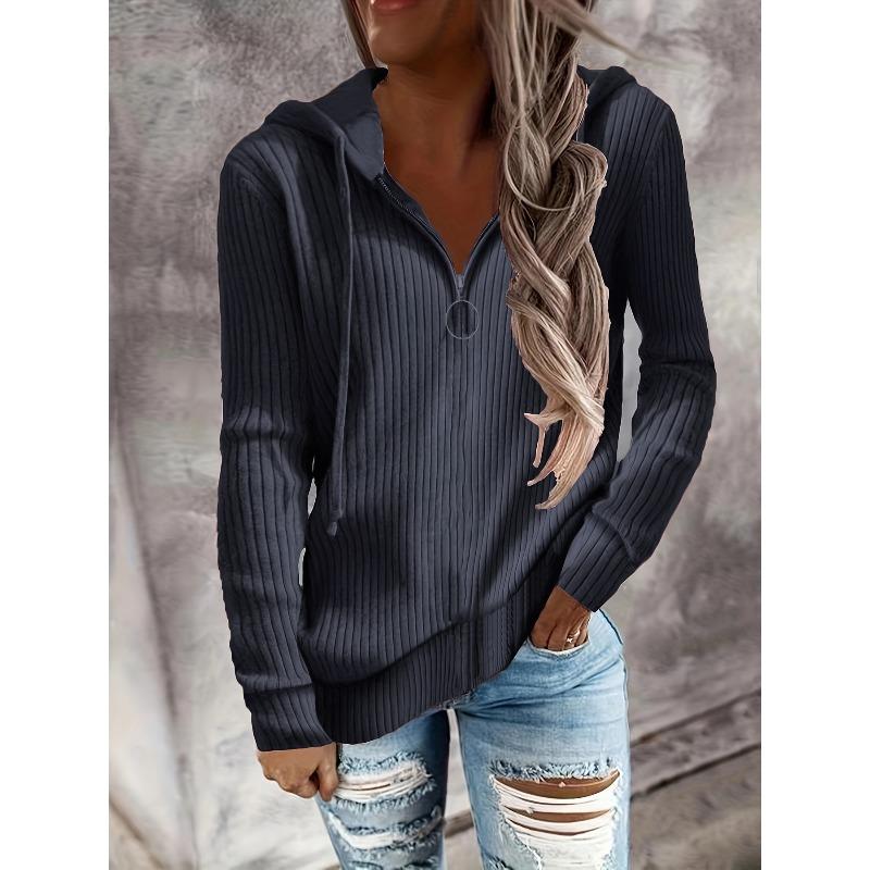 BITCED Women's Fashion Casual Solid Color Print Long Sleeve Hooded Hoodies & Sweatshirts Unique Design