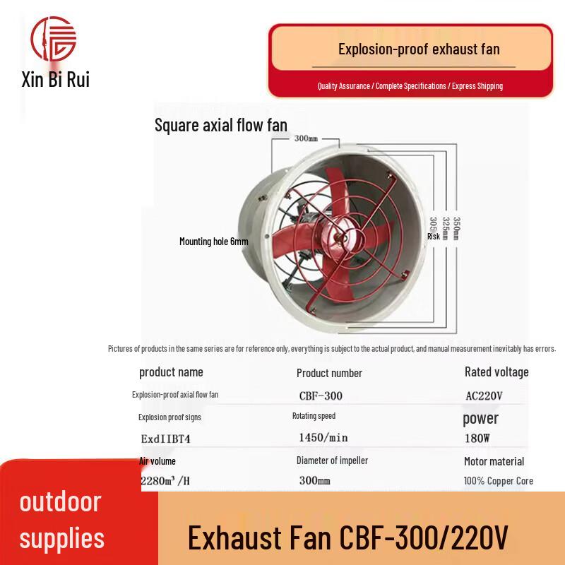 Xinbirui Explosion-proof Axial Flow & Exhaust Fan