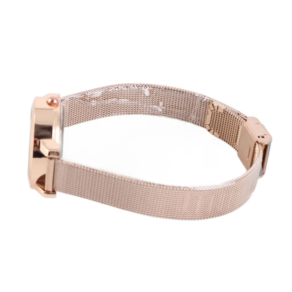 Women Quartz Watch Water Resistant Fashionable Elegant Rhinestone Day Date Watch for Office Work Dating