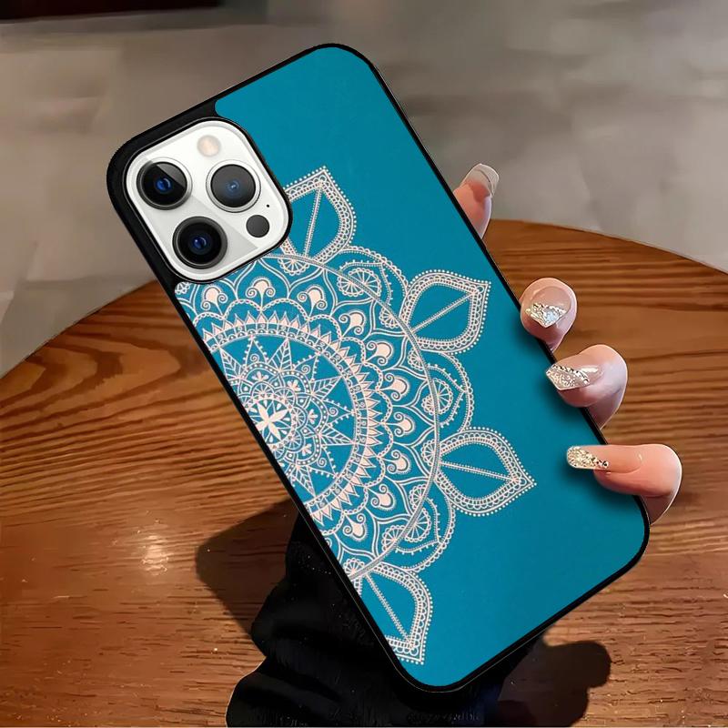 Mandala Pattern Phone Case For iPhone 17 Air 16 15 14 13 12 11 Pro Max Max Plus Bumper Case Cover