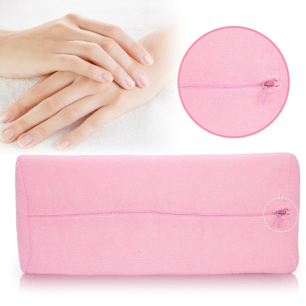 Soft Sponge Nail Art Hand Pillow Detachable Memory Foam Bolster Pillow  For Personal Use