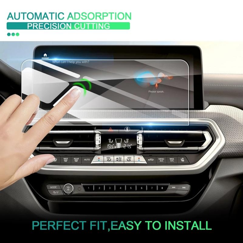 For  X3 X4 12.3 Inch Car Navigation Touch Center Screen Protector Auto Interior Accessories Tempered Glass Film