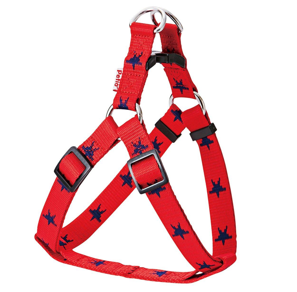 

Petio Merikaji Star for Medium Size M Harness, Red, Dogs,