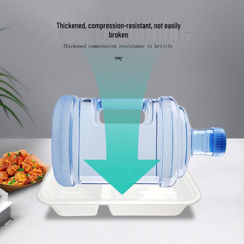 Disposable 4+1 Compartment Meal Box