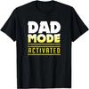 Mens Father's Day Dad Mode Activated Yellow T-Shirt