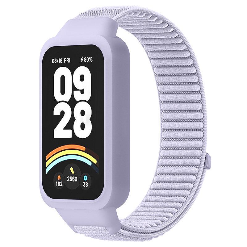 Nylon Straps for Xiaomi Band 9 Active/Redmi Band 3 Smartwatch Bracelet Sport Breathable Loop Correa For Xiaomi Miband 9 Active