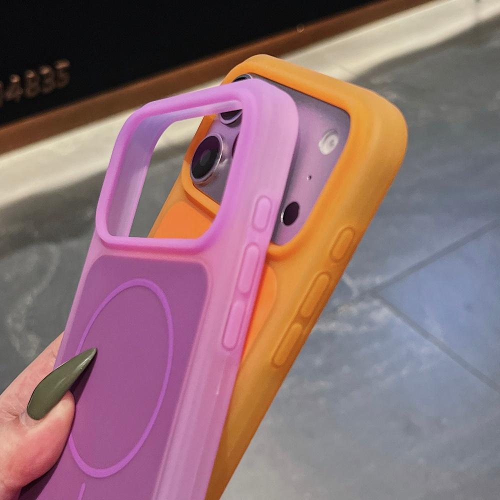Frosted Silicone For Magsafe Phone Case For iPhone 17 16 15 Pro Max Soft Bumper Wireless Charge Shockproop Magnetic Cover