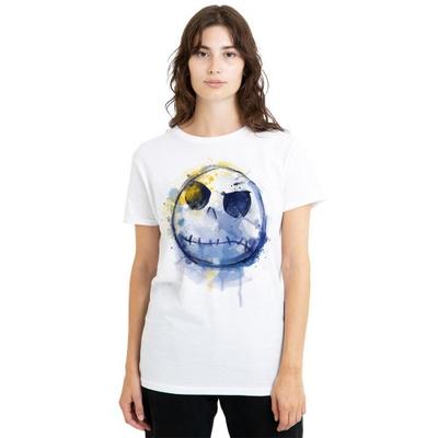 The Nightmare Before Christmas Womens/Ladies Jack Skellington Painting T-Shirt