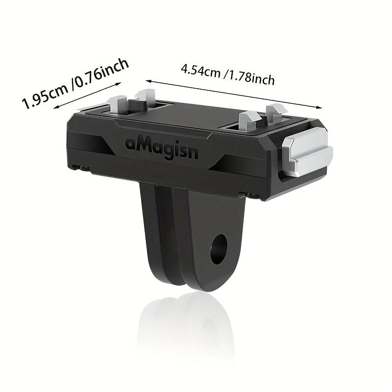 

Магнитное быстросъемное крепление Insta360 X5/AcePro/2/Ace — портативный, прочный пластиковый кронштейн для штатива и аксессуаров для селфи-палки