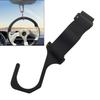 Steering Wheel Hook Aluminum Alloy Hook Hanging Car Hanging Accessories Black, Black, 80mm