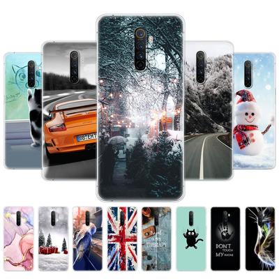 Für Realme X2 Pro Hülle RMX1931 Silikonhülle für Oppo RealmeX2 Pro X2Pro Rückstoßstange Coque 6,5 Zoll Winter Schnee Weihnachten