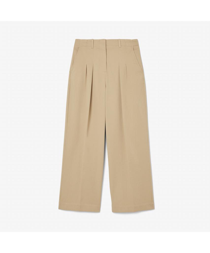 LACOSTE Women'S Wide Fit Chino Pleated Pants Hf2445-55N 02S