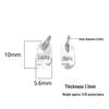 S999 Sterling Silver Wealth & Peace Chinese Pendant Charm for DIY Crystal Bracelet, Necklace, & Rope Weaving