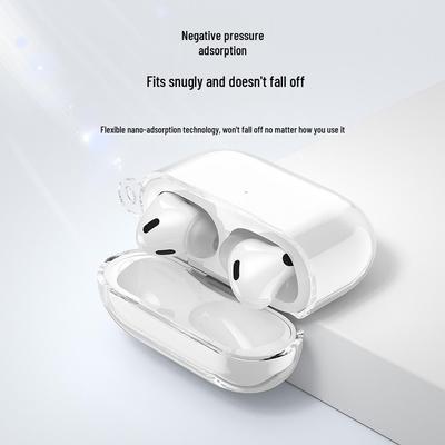 AirPods Pro 3 Transparent TPU Protective Case: Soft Earphone Cover