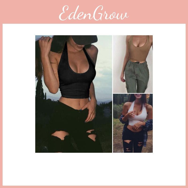 Premium Quality Women's Summer Crop Tops Sleeveless Casual Blouse For Effortless Style