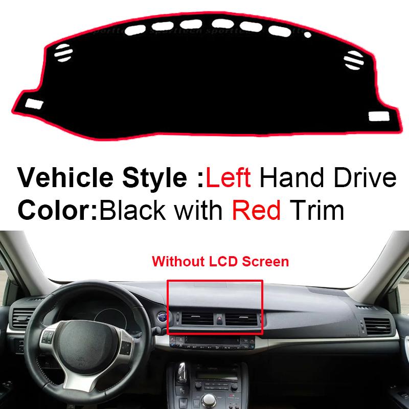 Car Inner Dashboard Cover For Lexus CT 200h 2011 - 2019 CT200h Auto Dash Mat Carpet Cape Sun shade Dashmat Pad 2018 2017 2016