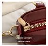 Women's 2025 Spring/Summer Textured Shell Bowling Bag - Versatile Crossbody Handbag