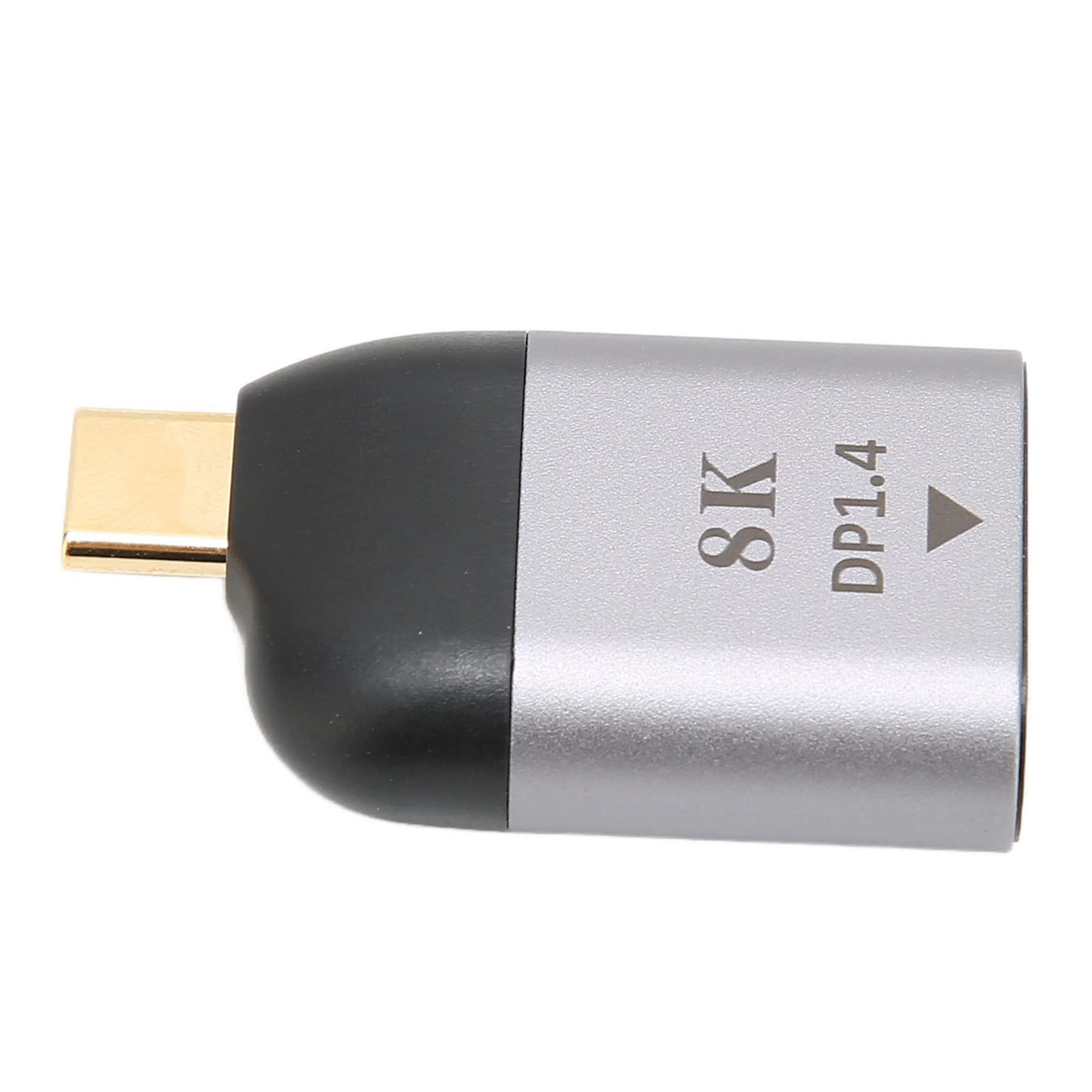 

Адаптер USB C - DisplayPort 8Kat60HZ USB C - DP1.4 Переходник «папа - мама» для USB C Video