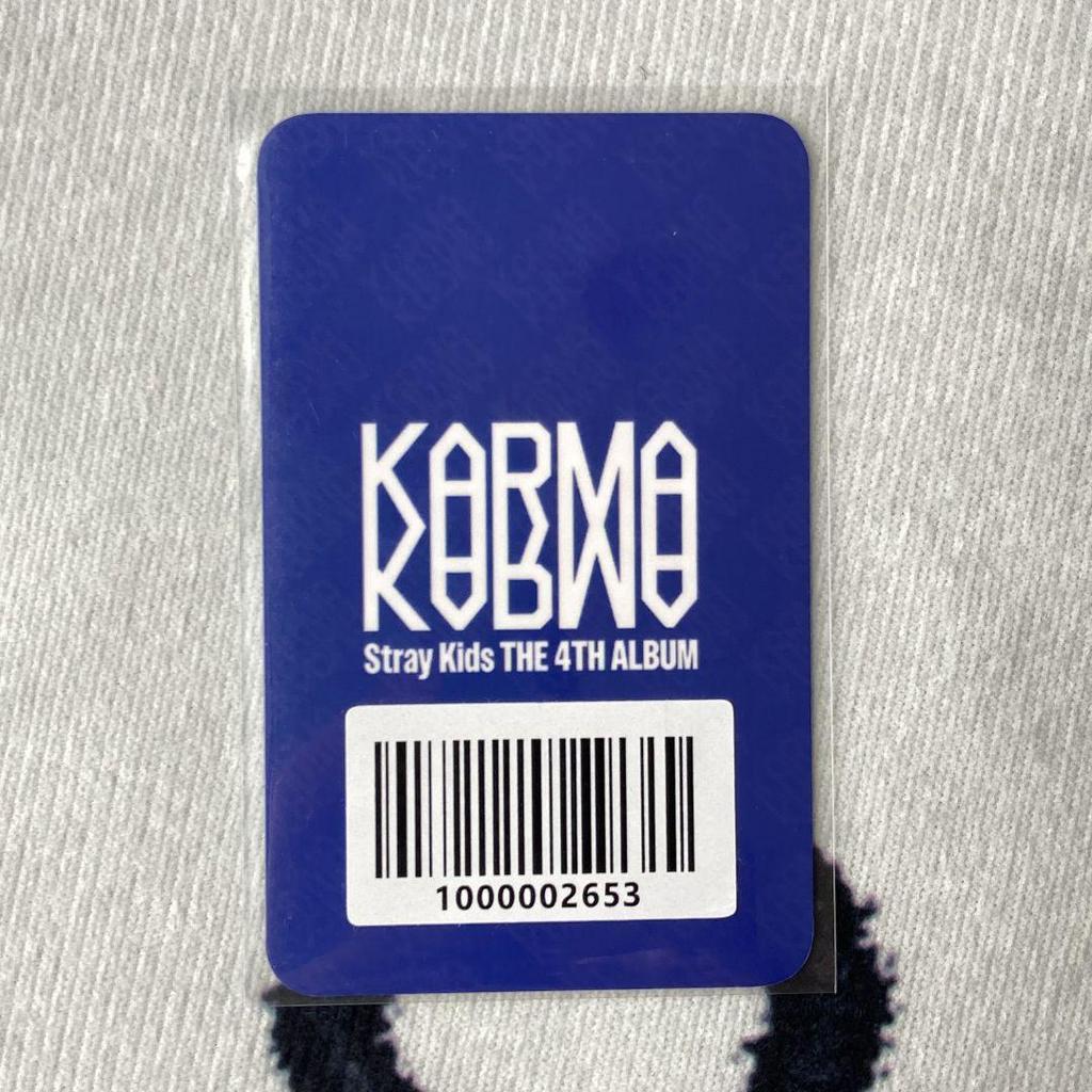 [USED] Straykids KARMA FANS Korea Pre-list 1 Philly Strayka