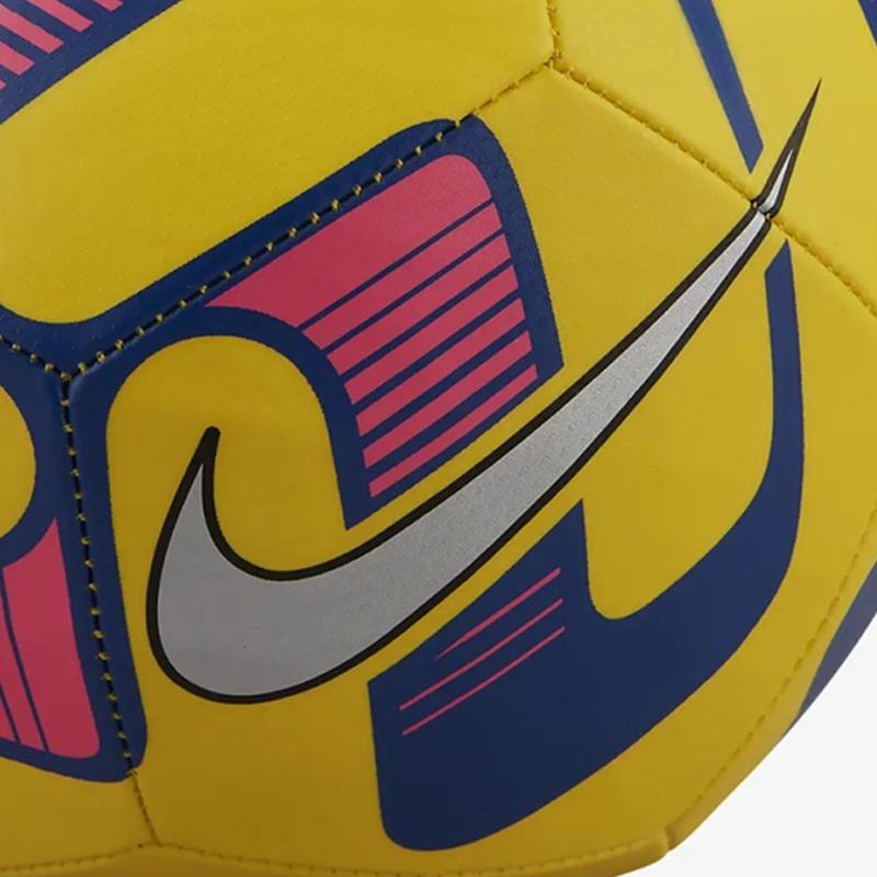 Nike Size 5 Ball Soccer Ball Rubber Machine Stitched Soccer Ball Unisex Yellow, Old Royal, Metallic Silver DN3600720