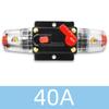 1PC Circuit Breaker Reset Waterproof Circuit Breaker For Car Audio System 20a To 300a Car Fuse Switch Circuit Breaker Fuses4