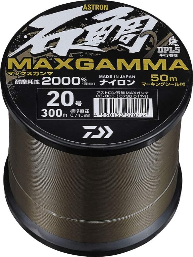 

Леска Daiwa Astron Ishidai Max Gamma 300 нейлон, размер 24, черный океан
