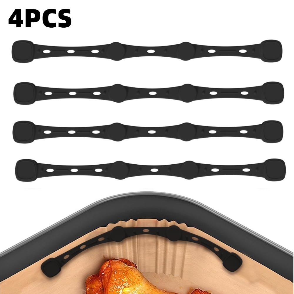 Air Fryer Accessories| Heat-Resistant Reusable Magnets Buckles Designed To Secure Parchment Paper Liners Prevent Paper Burning