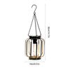 1/2/4Pcs Solar Lantern Outdoor Metal Mesh Shell Solar Powered Hanging Lantern with Hook And Base Garden Patio Porch Decor