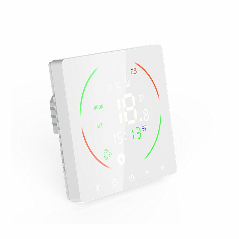Smart WIFI Underfloor Heating Thermostat with Humidity and Weather Programmable Room Temperature Controller Suitable for Tuya APP