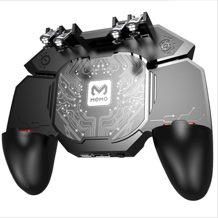 TikTok Top Chicken Game Controller: Six-Finger Grip, Fan Cooled, Continuous Touch Gun Assist
