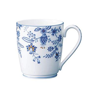 Mug, 295cc, Blue Sorrentino Lined, Microwave and Dishwasher Safe, Blue Bone China, 4965L/T97280