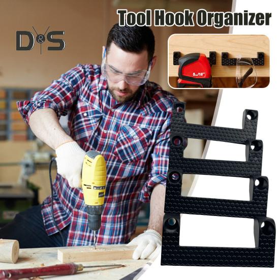 4ks držáky na metr Organizéry na nářadí Uspořádání garáže Jednoduchá instalace Držáky na nářadí se šrouby