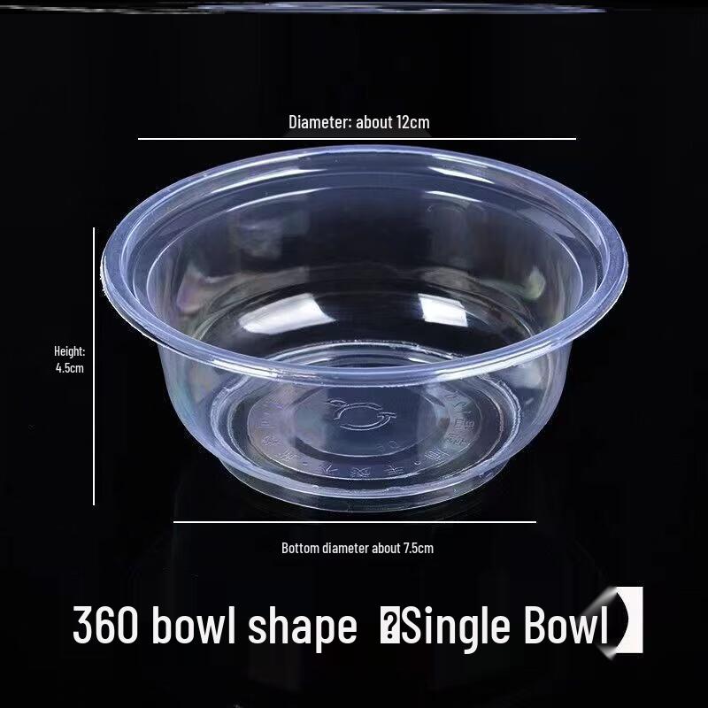 Disposable Tableware Set with Soup Bowls and Chopsticks