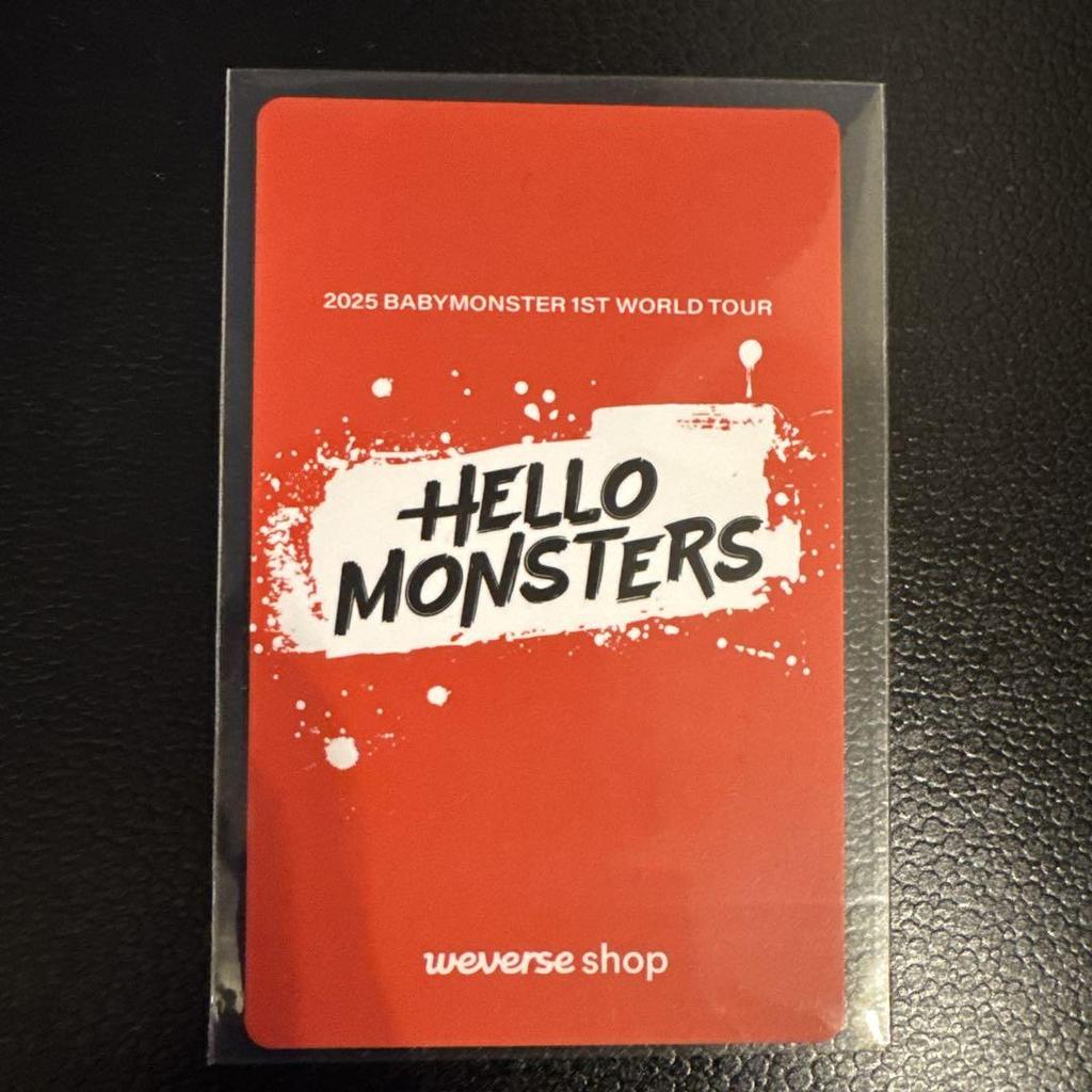 [USED] BABYMONSTER Babymon Lucky Drop Trading Card Weverse Ahyeon