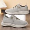 Shoes men's shoes solid color versatile men's casual single shoes breathable and non-smelly feet mesh shoes soft sole comfortable sports shoes