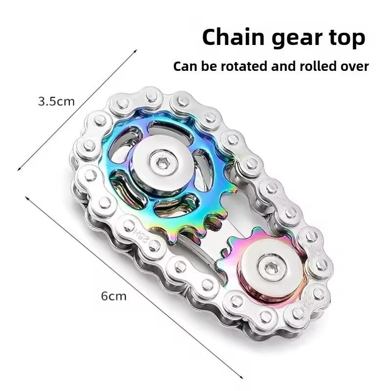 Metal Fidget Spinner Office Desk Toy Stress Relief Gears Hand Spinner for Adults Desk Decoration Home Decor Relieve Stress Relax