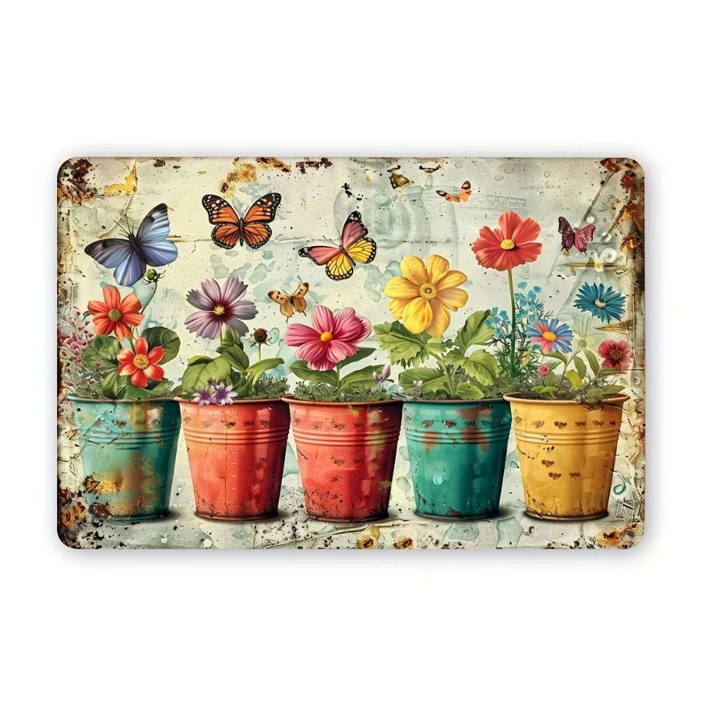 

Vintage Metal Tin Sign Wall Decor 20x30cm Retro Home Art Plaque
