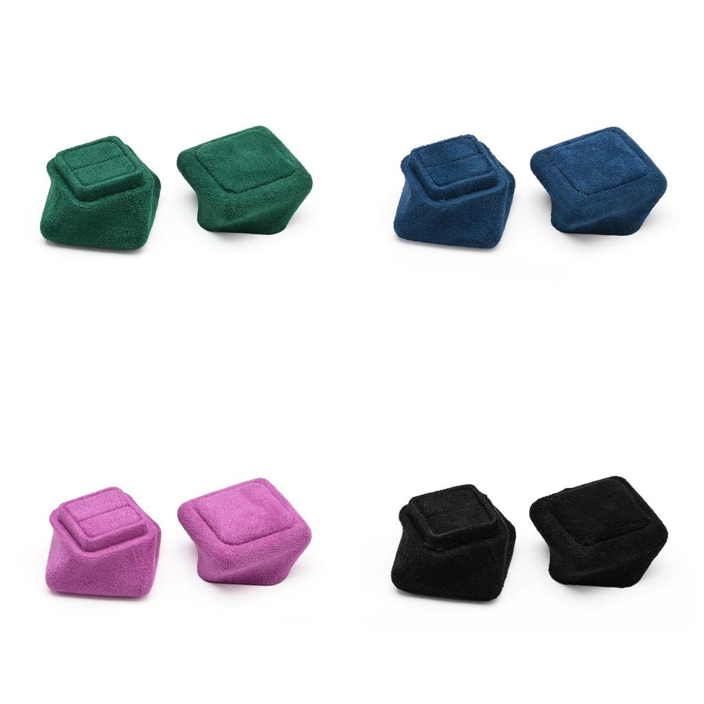 Luxury Jewelry Box With Velvet Interior For Rings And Earrings Storage