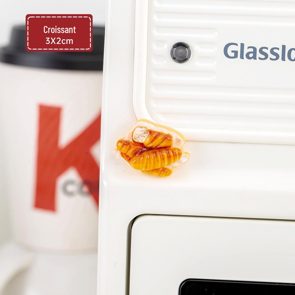 Miniature Cute Food Refrigerator Magnet Set - DIY Resin Home Decoration Stickers