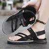 Men Beach Sandals 2024 Slip On Flats Slippers Sandals Men Sandalias Hombre Gladiator Casual Sandals Rope Male Summer Beach Shoes